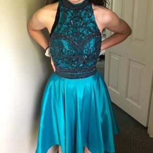 Sherri Hill two piece prom dress